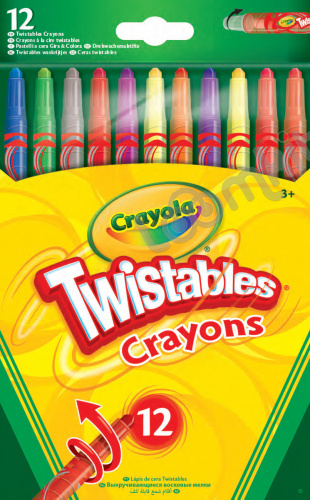 12 выкручивающихся восковых мелков Crayola фото 2