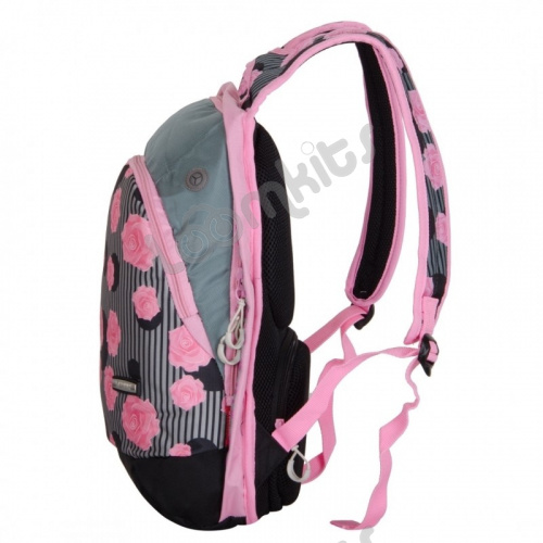 Школьный рюкзак Across ACR19-GL3 Цветочки (полосы) фото 7