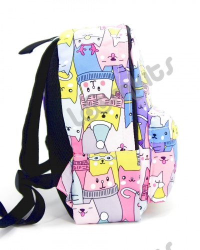 Рюкзак для девочки дошкольный "Зимние Котики", размер S фото 3