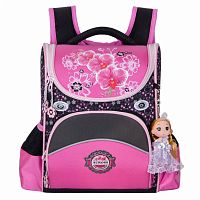 Школьный рюкзак Across ACR19-291 Цветочки (розовый)