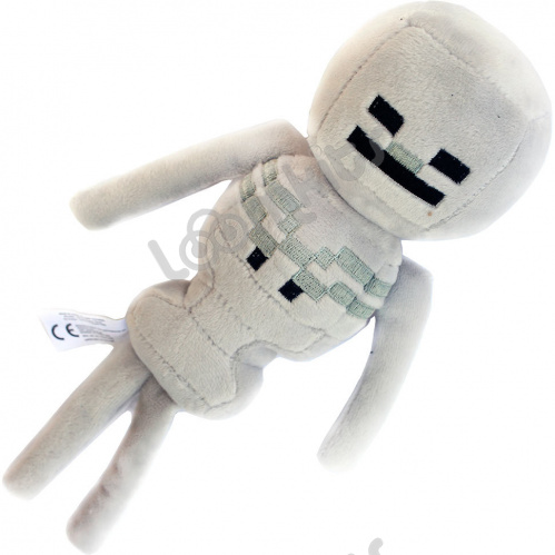 Мягкая игрушка плюшевый Скелет из Майнкрафт (Minecraft), 24 см