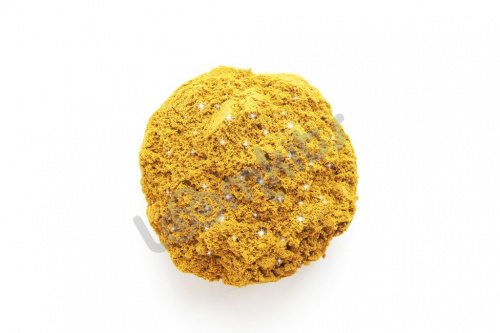 Песок Лепа с желтым минеральным красителем 1 кг фото 3