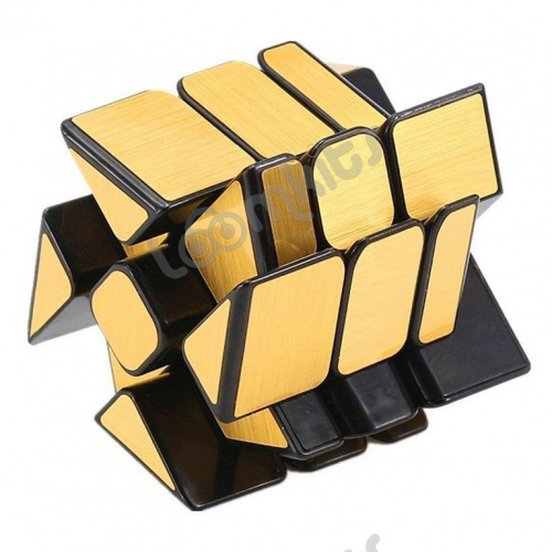 Зеркальный Кубик Колесо (золотой)