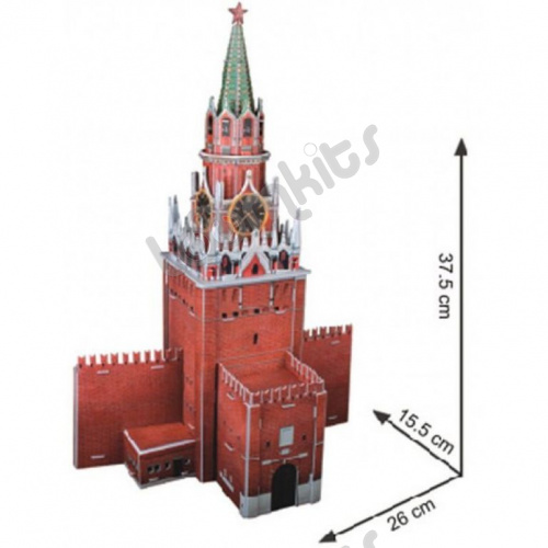 3D-пазл CubicFun Спасская башня (Россия) фото 4