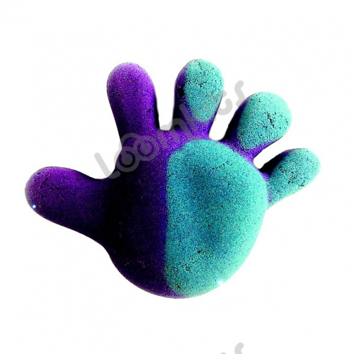 Термохромный песок Лепа 0.5 кг, переход из фиолетового в синий фото 3
