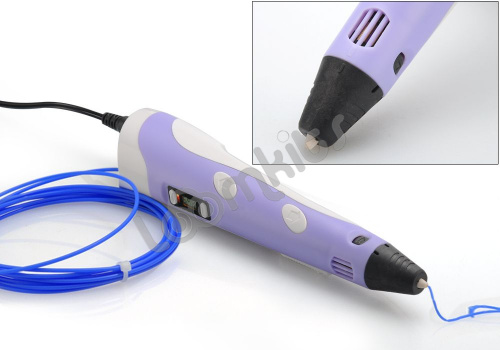 3D ручка, фиолетовая фото 10