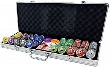 Покерный набор "Premium Poker" Royal Flush, 500 фишек 11,5 г с номиналом в чемодане