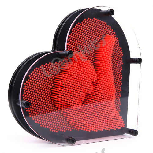 Экспресс-скульптор "Pinart" Сердце, Макси, Размер L 21х20 см, красный фото 2