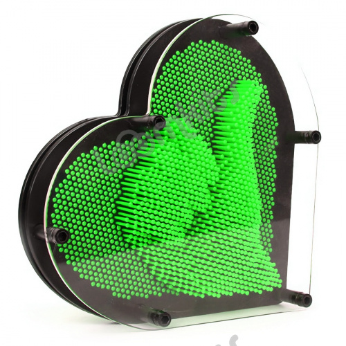 Экспресс-скульптор "Pinart" Сердце, Макси, Размер L 21х20 см, зеленый фото 3