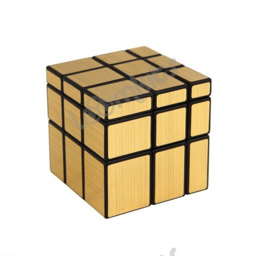 Зеркальный Кубик 3x3x3 непропорциональный (золотой)