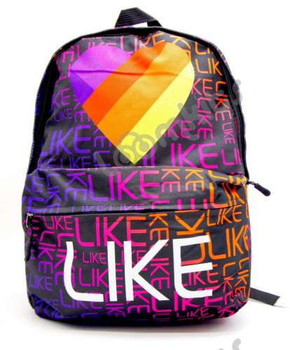 Рюкзак для девочки школьный Likee (Лайки) USB, 20300, фиолетовый фото 2