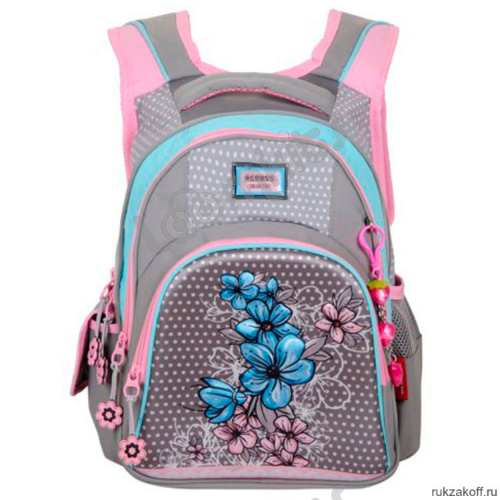 Школьный рюкзак Школьный рюкзак Across Blue Flowers AC19-CH320-5