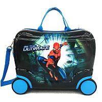 Детский чемодан каталка для мальчика Человек паук 010