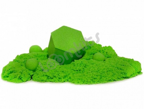 Кинетический пластилин Лепа "Zephyr" зеленый 0,3 кг (Дой-пак) фото 4
