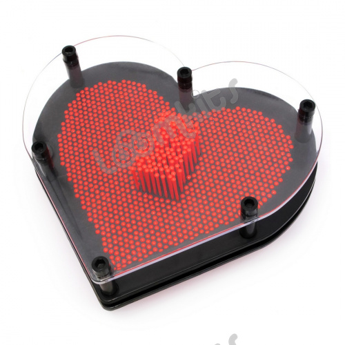 Экспресс-скульптор "Pinart" Сердце, Стандарт, Размер M 18х18 см, красный фото 5