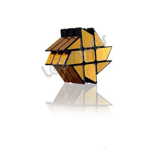 Зеркальный Кубик Колесо (золотой) фото 3