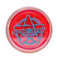 Йо-йо YoYoFactory SpinStar прозрачный красный