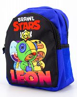 Рюкзак дошкольный Brawl Stars (Бравл Старс), подростковый для мальчика и девочки, голубой, размер S