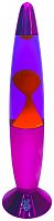 Лава-лампа 41 см Хром, Фиолетовый/Оранжевый