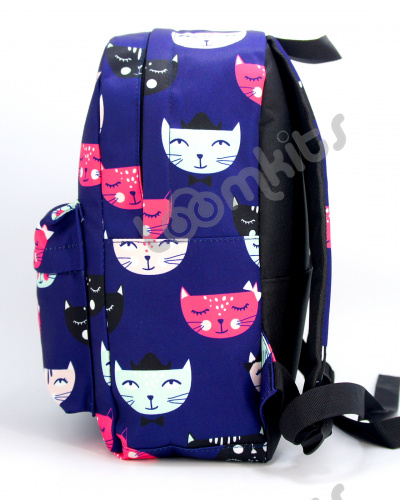 Рюкзак для девочки "Фиолетовые котики", размер M фото 5