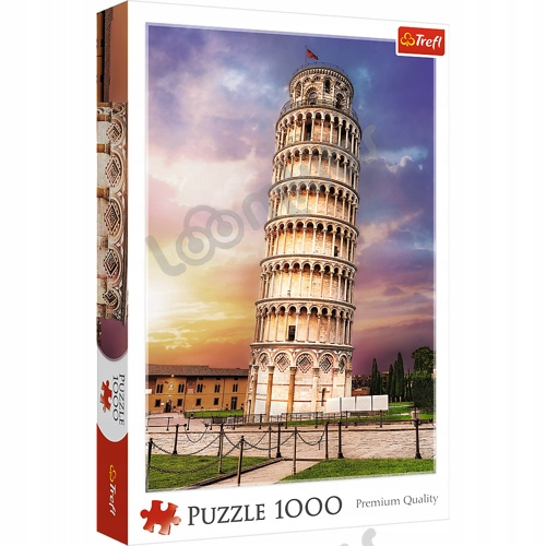 Пазл Trefl Пизанская башня, 1000 деталей фото 3