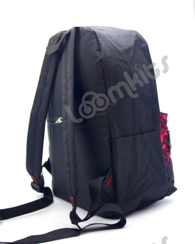 Рюкзак Tik Tok Splash (Тик Ток Всплеск) черный, боковые карманы для воды, 40 см с USB выходом фото 5