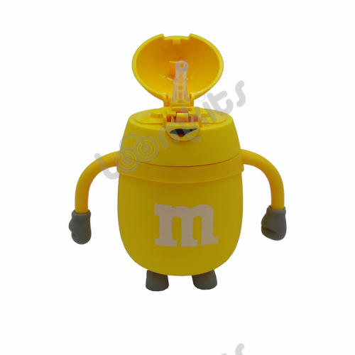 Бутылка-поильник М, желтый, 248 мл фото 9