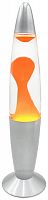 Лава-Лампа Классик 34 см Серебро, Прозрачный/Оранжевый