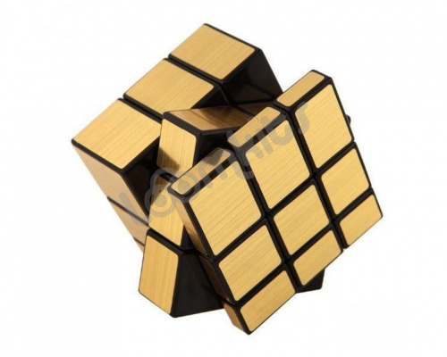 Зеркальный Кубик 3x3x3 непропорциональный (золотой) фото 5