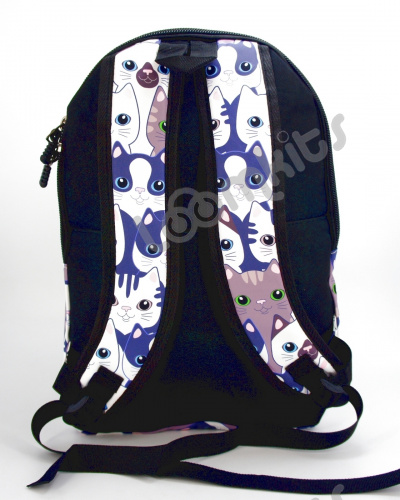 Рюкзак для девочки школьный "Котятки", размер L фото 4
