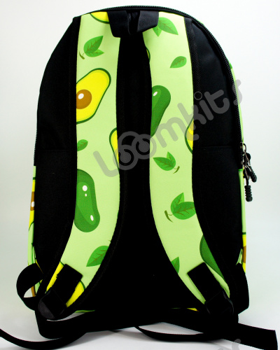 Рюкзак для девочки школьный Авокадо, размер L, зеленый фото 5