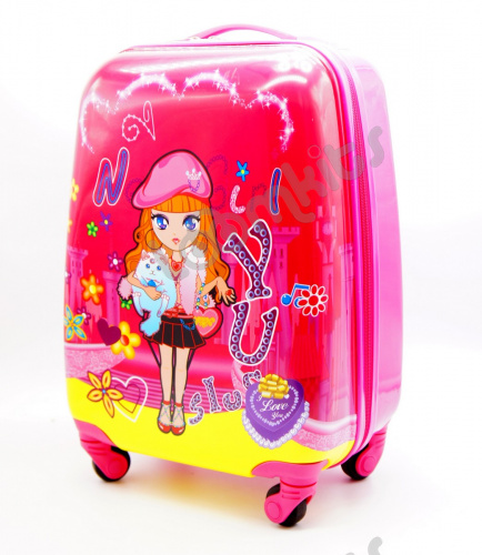 Детский чемодан на колесиках "Neo Girl" фото 2