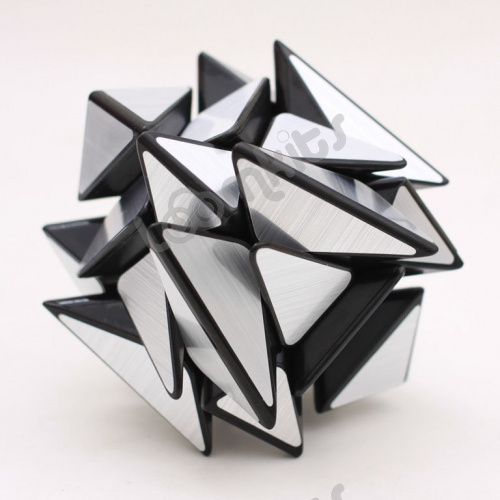 Зеркальный Кубик Трансформер (серебряный) фото 4
