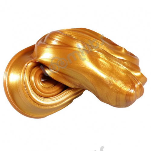 Жвачка для рук Nano Gum Инк - Золотой металлик 50 гр фото 3