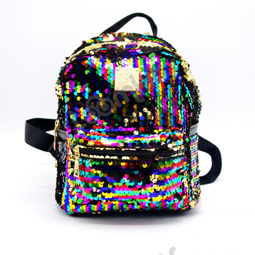 Рюкзак с пайетками "H&H" радуга фото 2