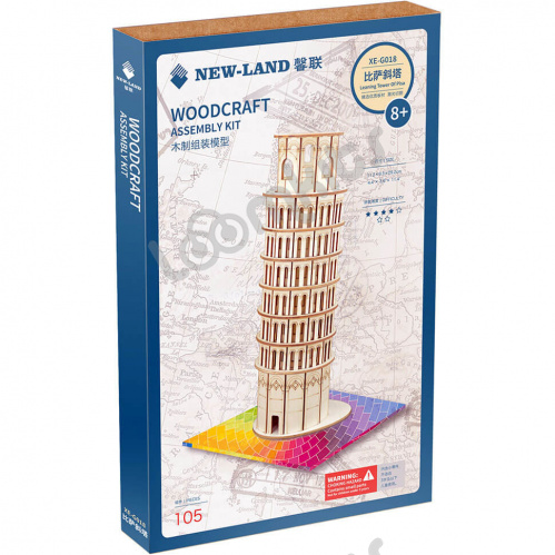 Конструктор деревянный - Пизанская башня фото 2