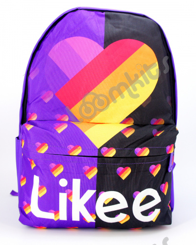 Рюкзак для девочки школьный Likee (Лайки) USB, 20307, сиреневый фото 2
