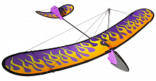 Планер Spinmaster-35 Nylon Glide, фиолетовый