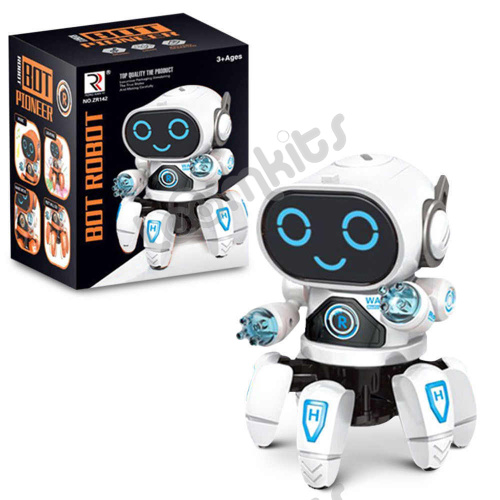 Танцующий робот Robot Bot Pioneer, цвет белый фото 2