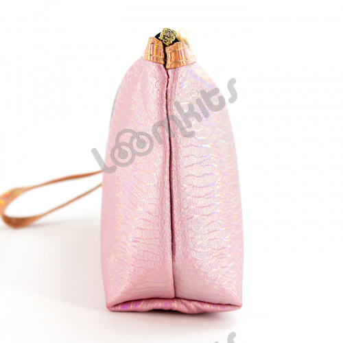 Пенал косметичка для девочки Tik Tok (Тик Ток), односекционный объемный на молнии, 1108 розовый фото 5