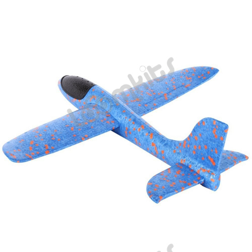 Метательный самолет 48 см - Синий фото 5