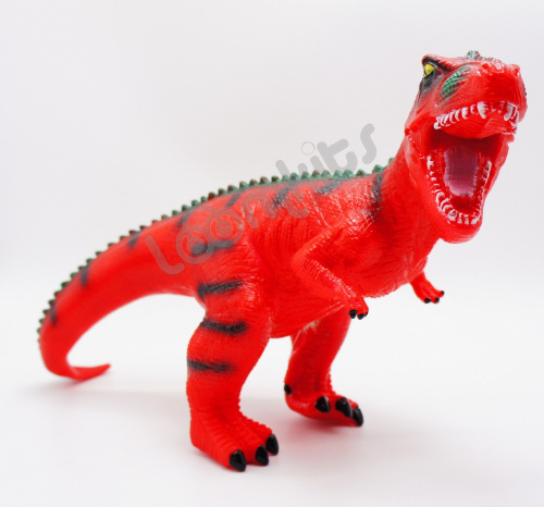 Фигурка динозавра Тиранозавр Тирекс 55 см Красный фото 2