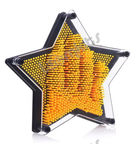 Экспресс-скульптор "Pinart" Звезда, Стандарт, Размер M 18 см, желтый фото 3