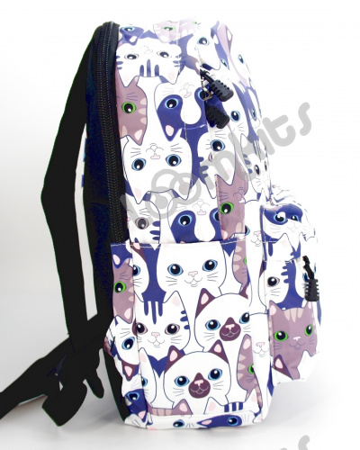 Рюкзак для девочки школьный "Котятки", размер L фото 3