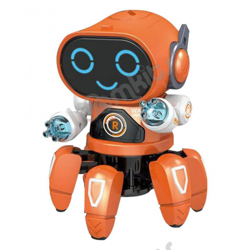 Танцующий робот Robot Bot Pioneer, цвет оранжевый