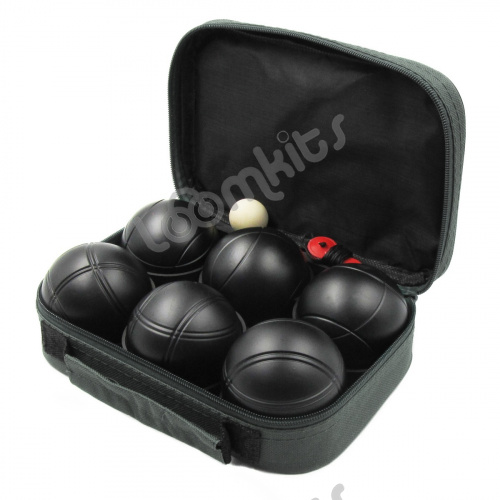 Игра Петанк (Бочче), 6 шаров, черный фото 2