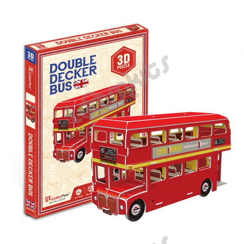 3D-пазл CubicFun Двухэтажный Автобус фото 2