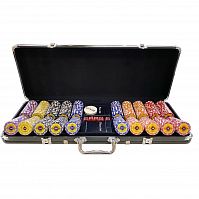 Покерный набор Crown, 500 фишек (14,5 г) в чемодане