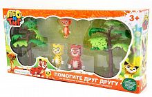 Игровой набор "Лео и Тиг" 3 героя и два дерева