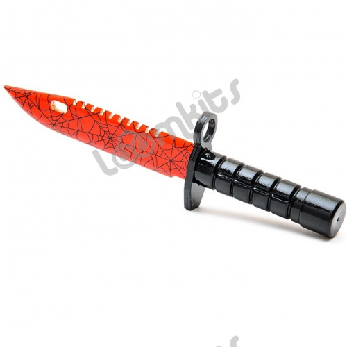 Нож байонет из дерева, Алая паутина (Crimson web) Counter-Strike фото 2